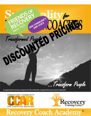Discounted Pricing Sprituality for Recovery Coaches Manual